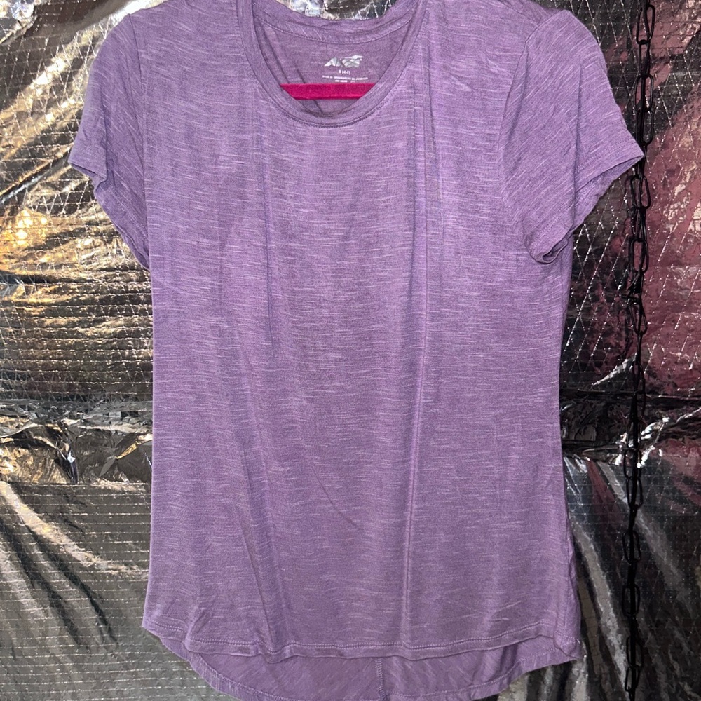Avia Heathered Purple Short Sleeve Tee